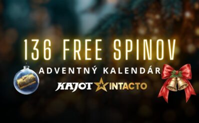 136 free spinov v KajotIntacto kasíne