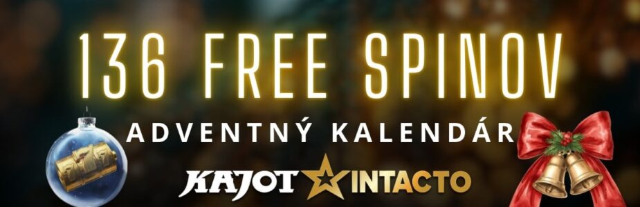 136 free spinov v KajotIntacto kasíne