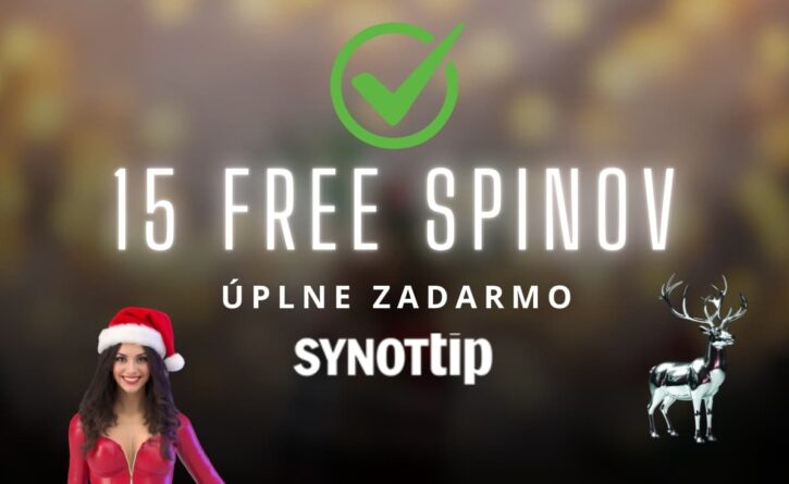 15 free spinov v Synottip kasíne - bez podmienok