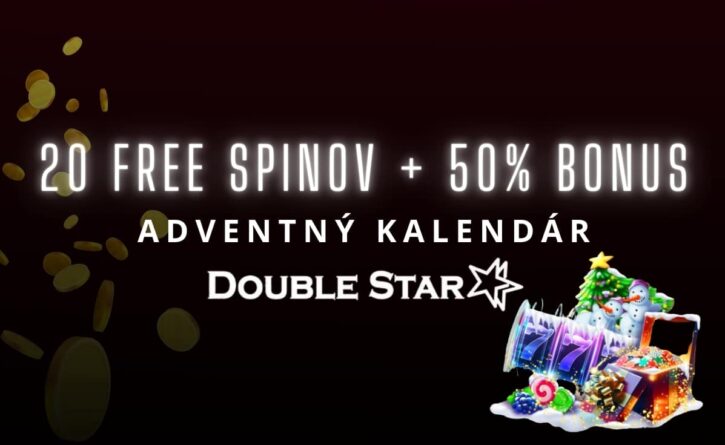 20 FS + 50 % bonus v DoubleStar kasíne