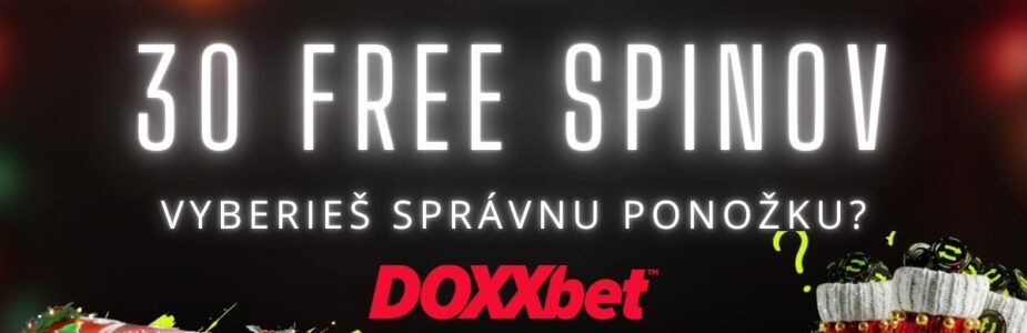 30 free spinov v Doxxbet kasíne