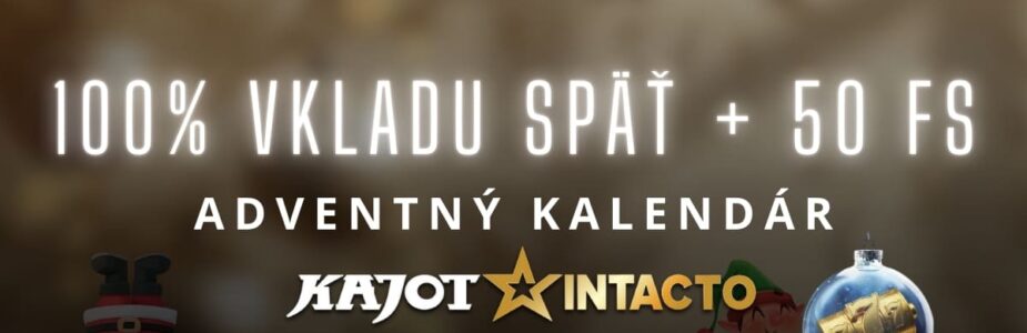 Dva bonusy v KajotIntacto kasíne