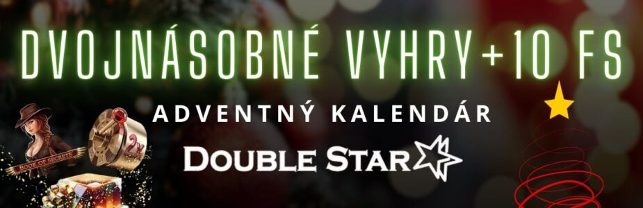 Dvojnásobné výhry + 10 FS v DoubleStar kasíne
