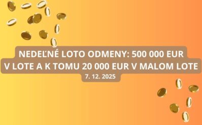 Loto výhry čakajú na tipujúcich aj túto nedeľu