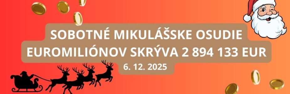 Mikulášska nádielka Euromiliónov bude bohatá
