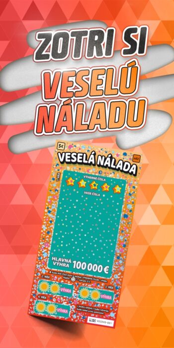 Stierací žreb Veselá nálada nezotretý