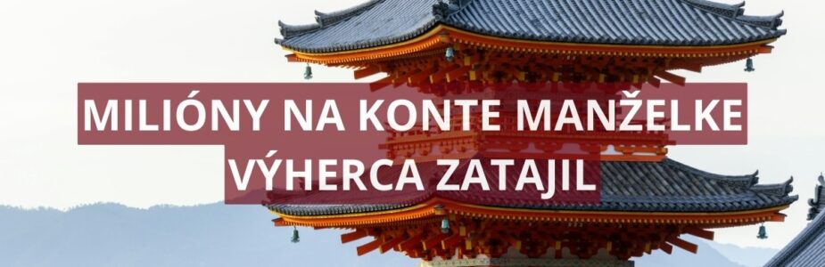 Japonský výherca sa rozhodol, že o výhre manželke nepovie
