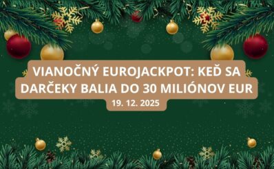 Predvianočné žrebovanie Eurojackpotu sa blíži