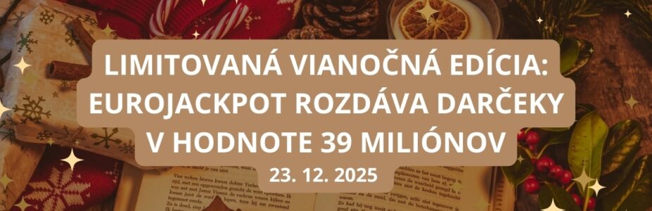 Vo Vianočnom žrebovaní Eurojackpotu vonia 39 miliónov