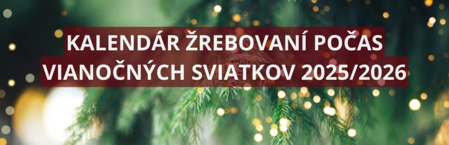 Zoznam žrebovaní počas tohtoročných sviatkov
