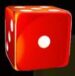 Symbol Červená kocka s 1 automatu Respin Joker 243 Dice od Synot