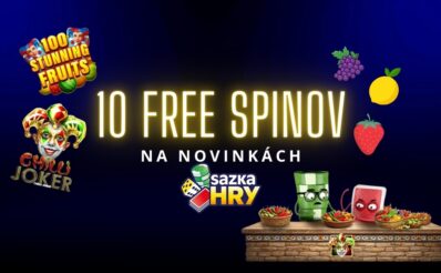 10 free spinov v SazkaHry