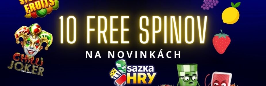 10 free spinov v SazkaHry