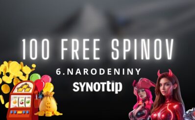 100 free spinov v Synottip kasíne