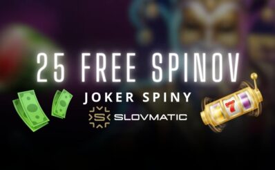 25 free spinov v Slovmatic kasíne