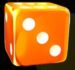 Symbol Oranžová kocka s 3 automatu Respin Joker 243 Dice od Synot