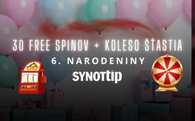 30 free spinov + koleso v Synottip kasíne