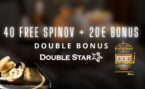Double Bonus v Doublestar: 40 free spinov a bonus 20€