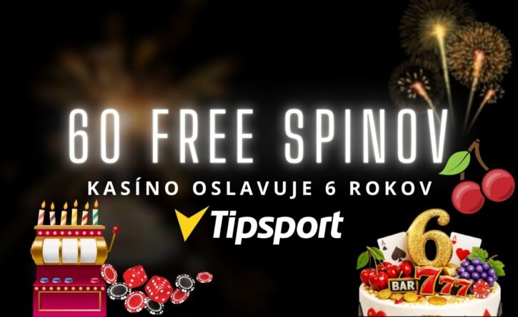 60 free spinov v Tipsport kasíne