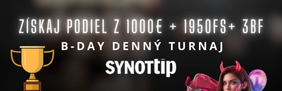 Denný turnaj v Synottip kasíne