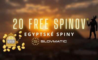 Egyptské spiny - 20 free spinov v Slovmatic kasíne