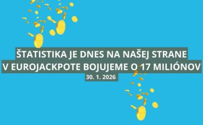 Eurojackpotová uzávierka vrcholí o pár hodín