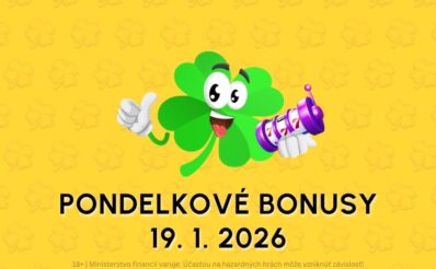 Free spiny a bonusy dnes 19.1.2026