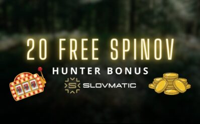 Hunter bonus - 20 free spinov v Slovmatic kasíne