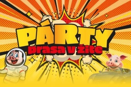 Párty prasa v žite od Tiposu