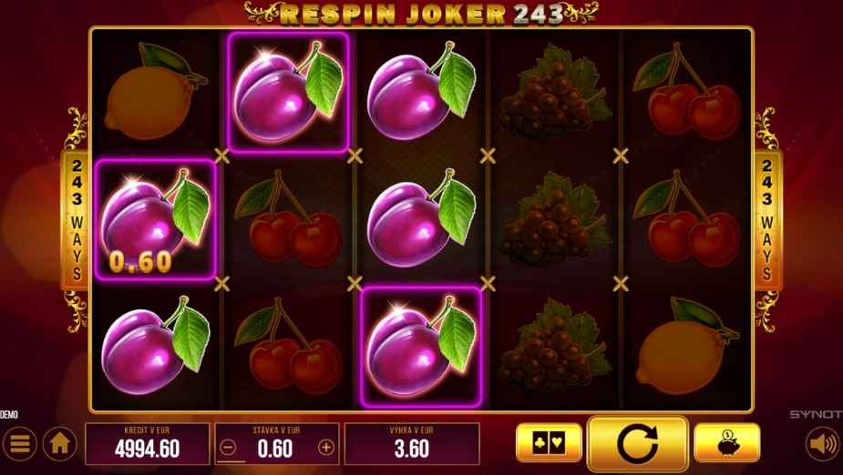 Téma a symboly Respin Joker 243