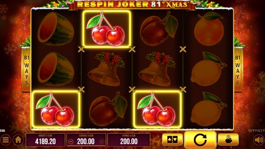 Téma a symboly Respin Joker 81 Xmas