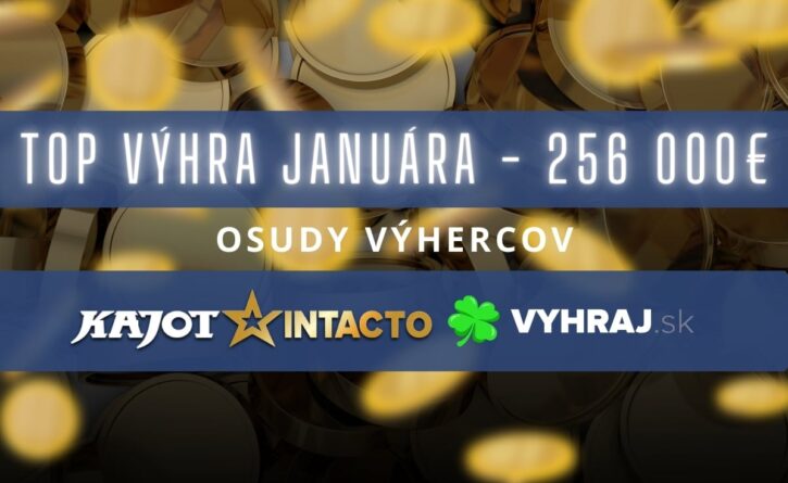 Top výhra januára v KajotIntacto online kasíne
