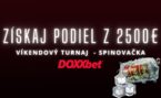 Spinovačka: Víkendový turnaj o 2500€ v DOXXbet