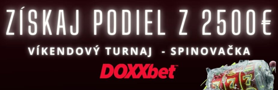 Víkendový turnaj - Spinovačka v Doxxbet kasíne