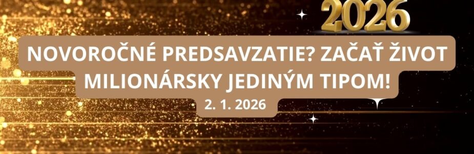Dnešné novoročné žrebovanie Eurojackpotu je o 71 miliónoch