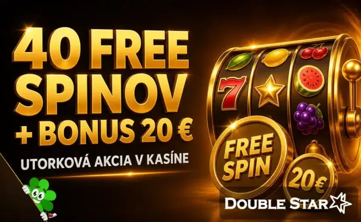 40 FS + 20 € bonus v DoubleStar