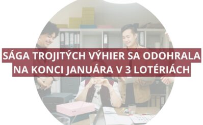 Tri výhry v troch žrebovaniach padli v stredu