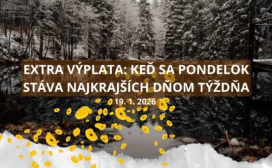 V pondelkovom žrebovaní Extra výplaty sa bude znova rozdávať