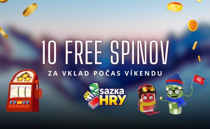 10 free spinov za vklad v Sazke