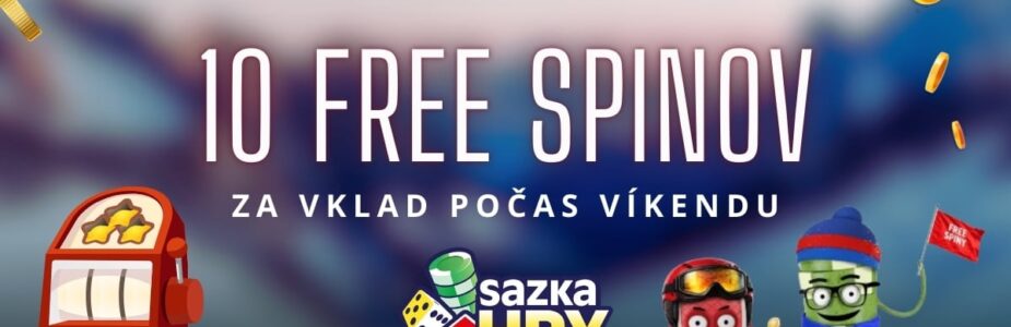 10 free spinov za vklad v Sazke