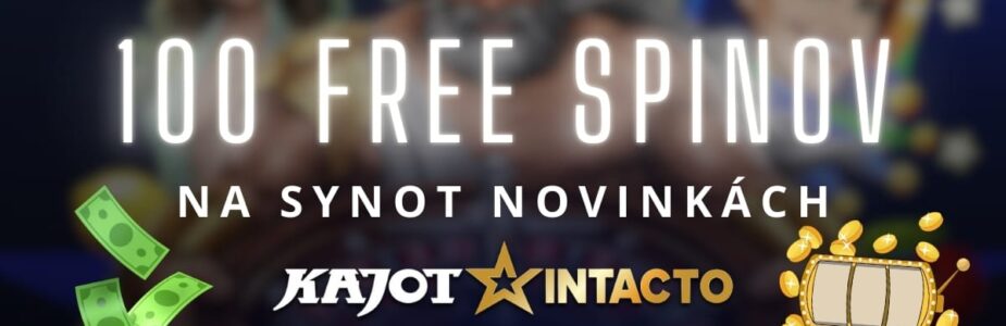 100 FS na novinkách v KajotIntacto kasíne