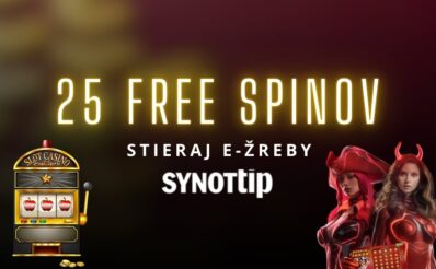 25 free spinov v Synottip kasíne