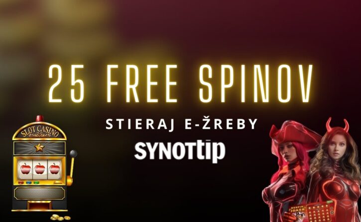 25 free spinov v Synottip kasíne