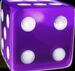 Symbol 4 na fialovej kocke automatu 81 Dice Awards od Synot