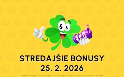 Free spiny a bonusy dnes 25. 2. 2026