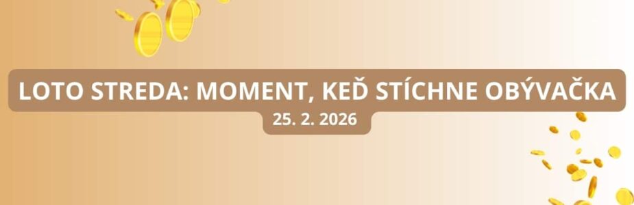 Loto žrebovanie sa blíži, streda vrcholí