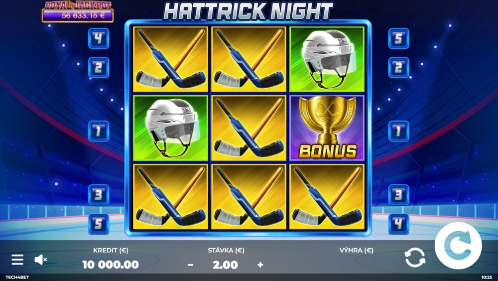 Online automat Hattrick Night
