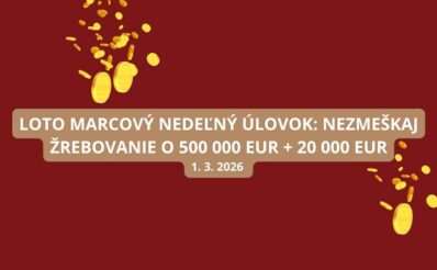 Prvé marcové Loto žrebovanie