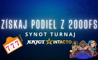 Synot turnaj na novinkách v KajotIntacto kasíne