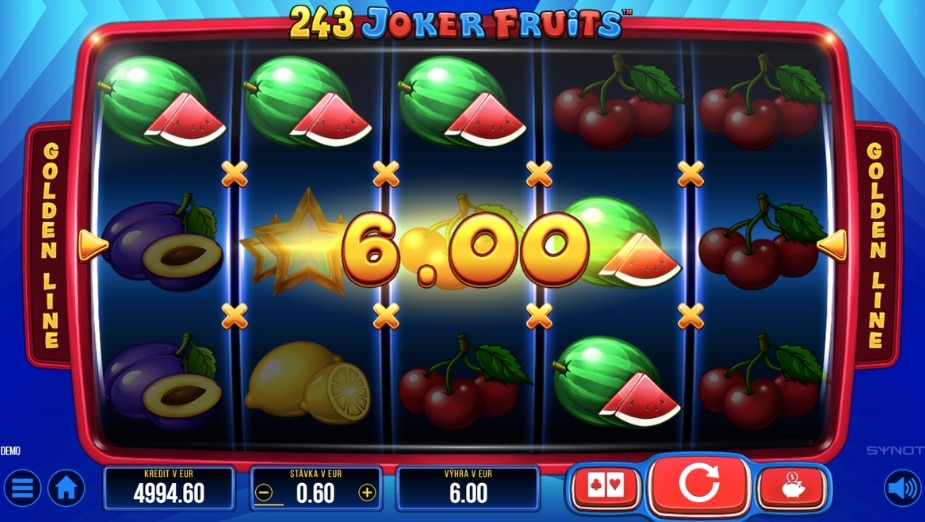 Téma a symboly 243 Joker Fruits